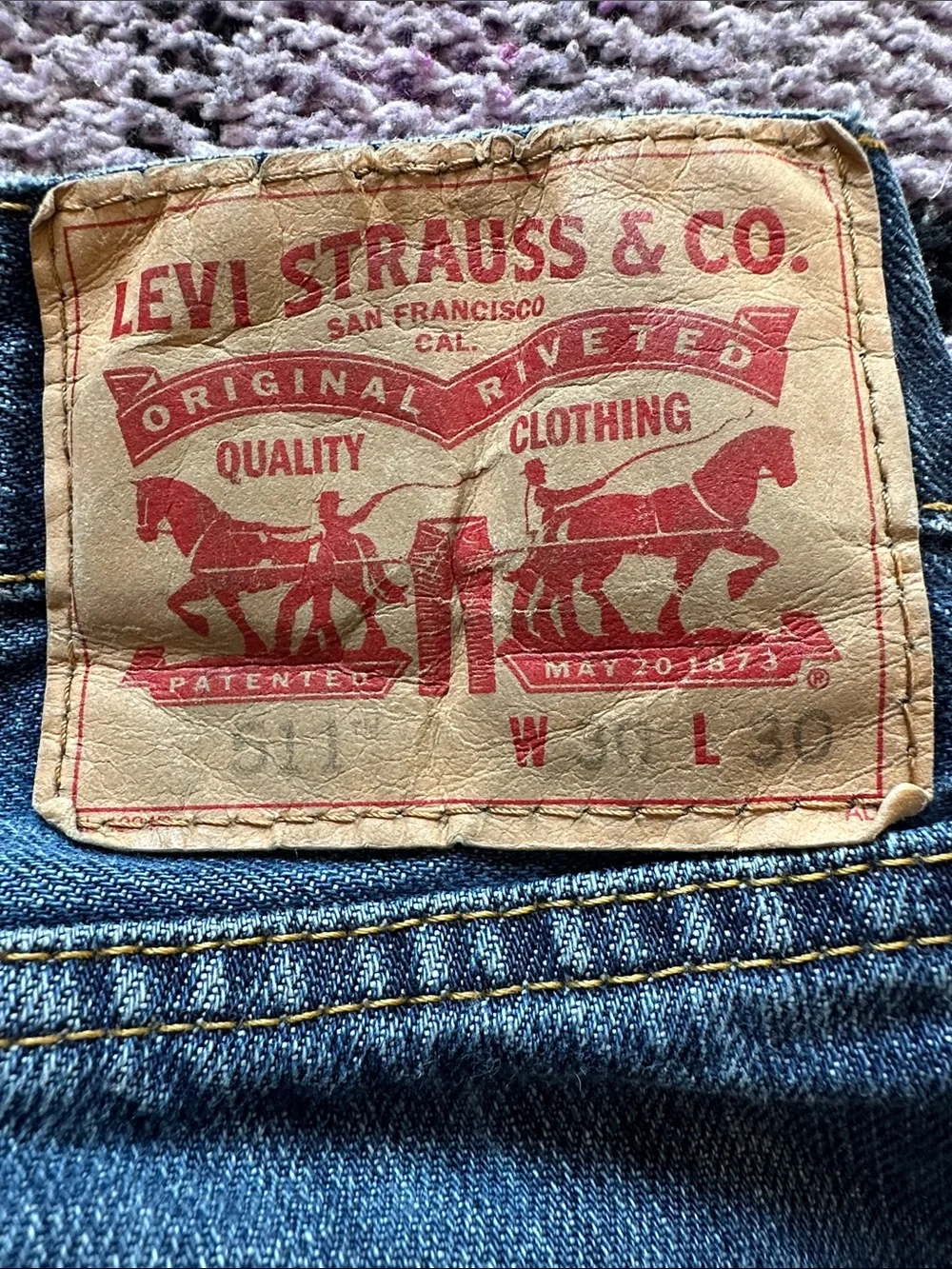 Levi's 511 Medium Blue Jeans